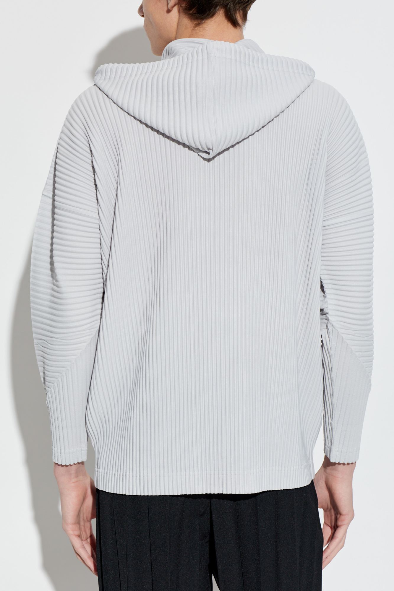 Homme Plissé Issey Miyake Pleated jacket with hood | Men's | Vitkac